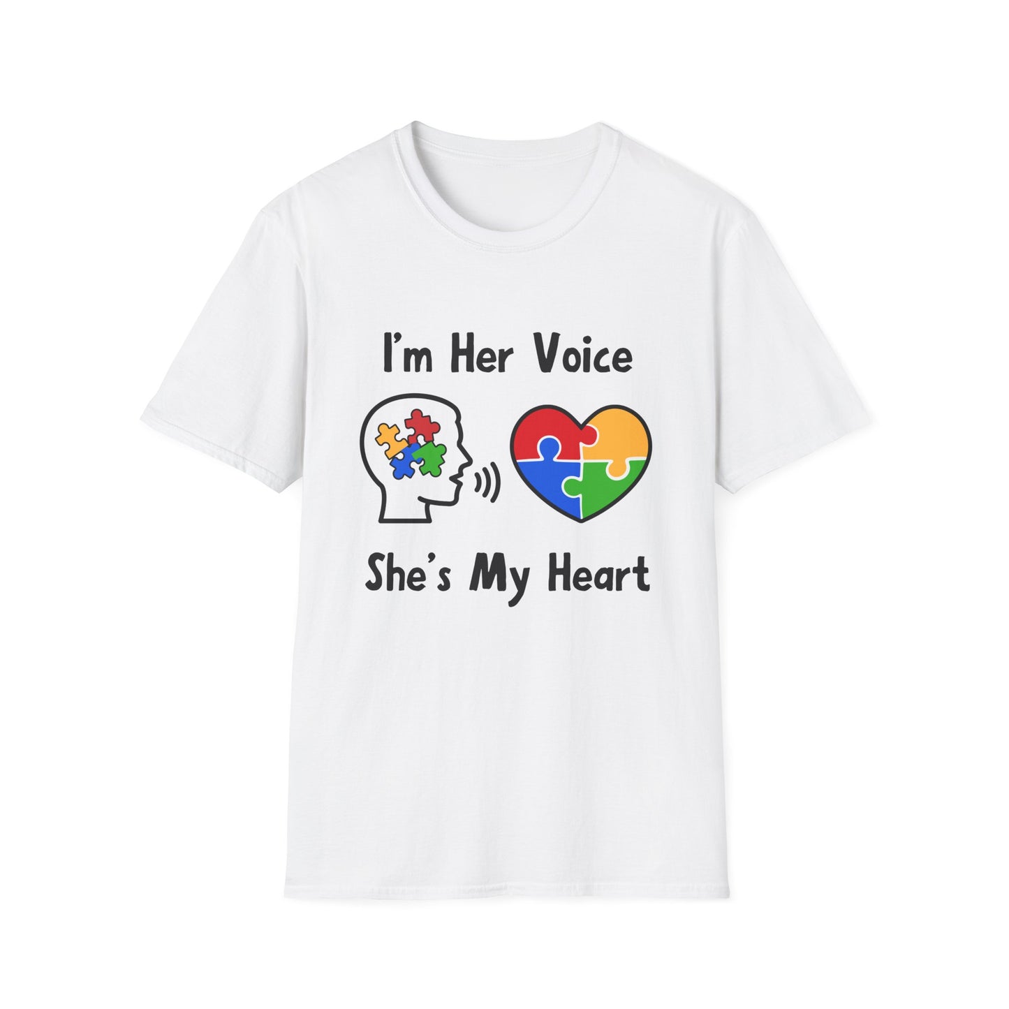 I’m Her Voice She’s My Heart – Autism Parent Shirt