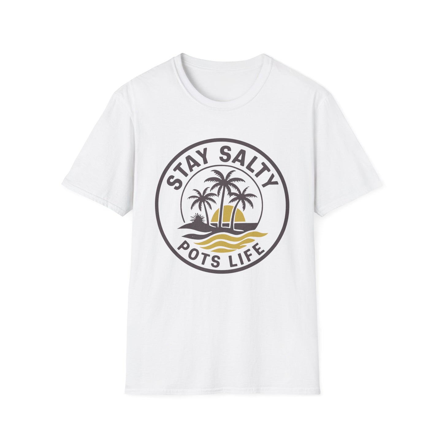 Stay Salty β POTS Life is a Beach (Brown/Yellow)