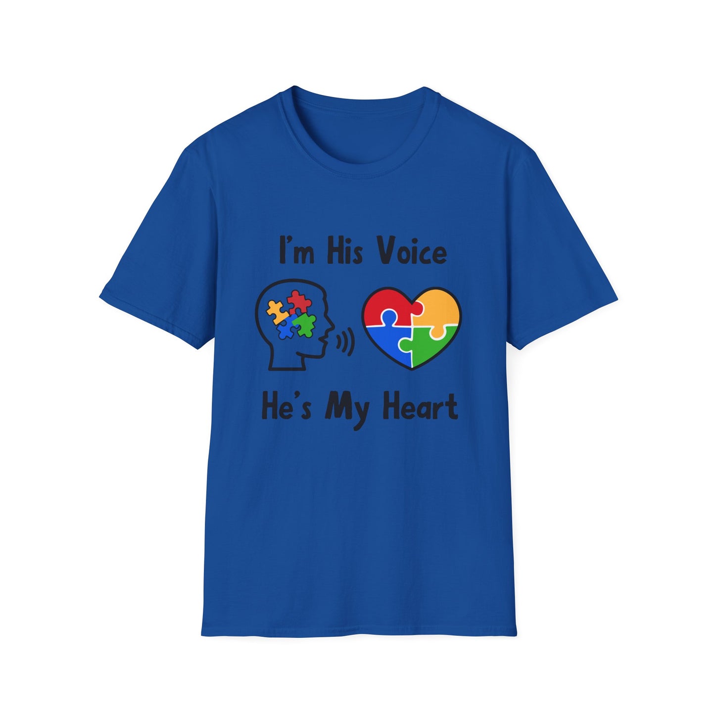 I’m His Voice He’s My Heart – Autism Parent Shirt