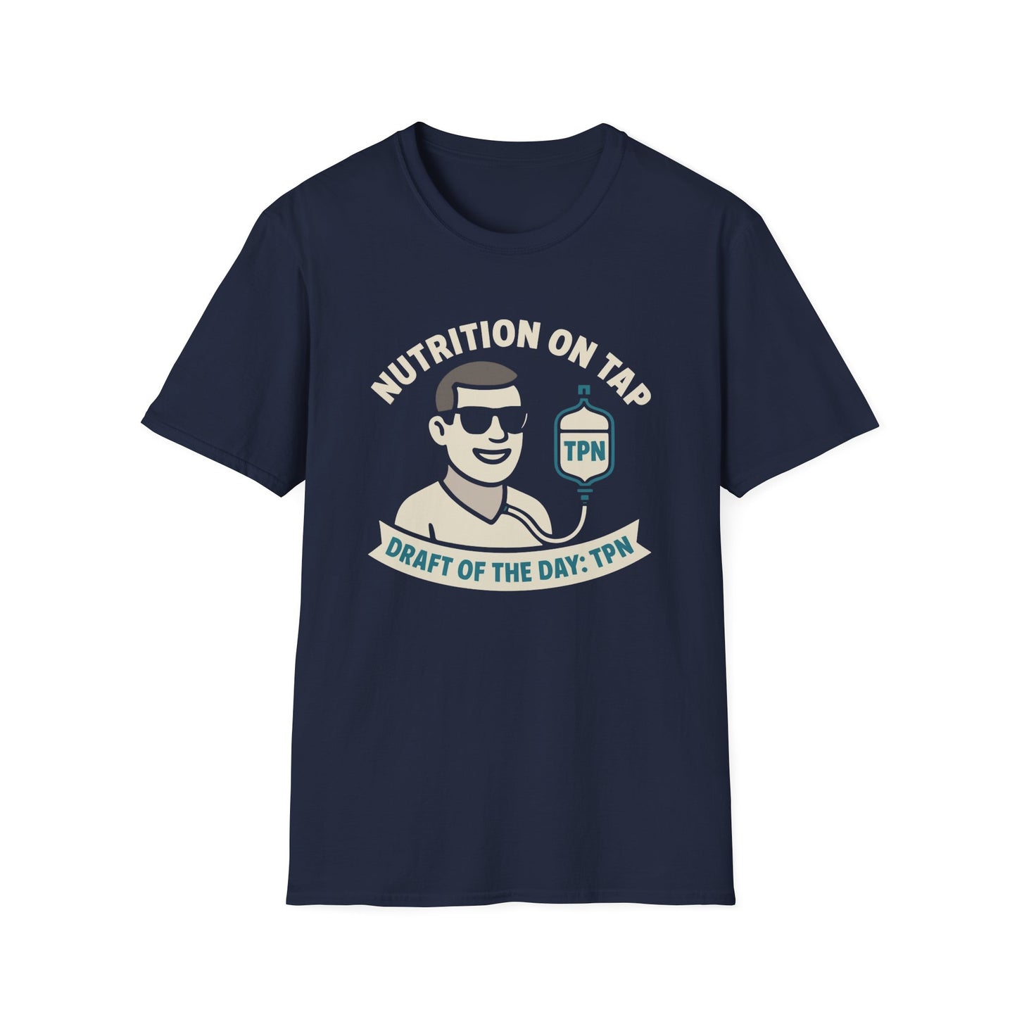Nutrition On Tap – TPN Draft Funny Tee (Guy- Version 1)