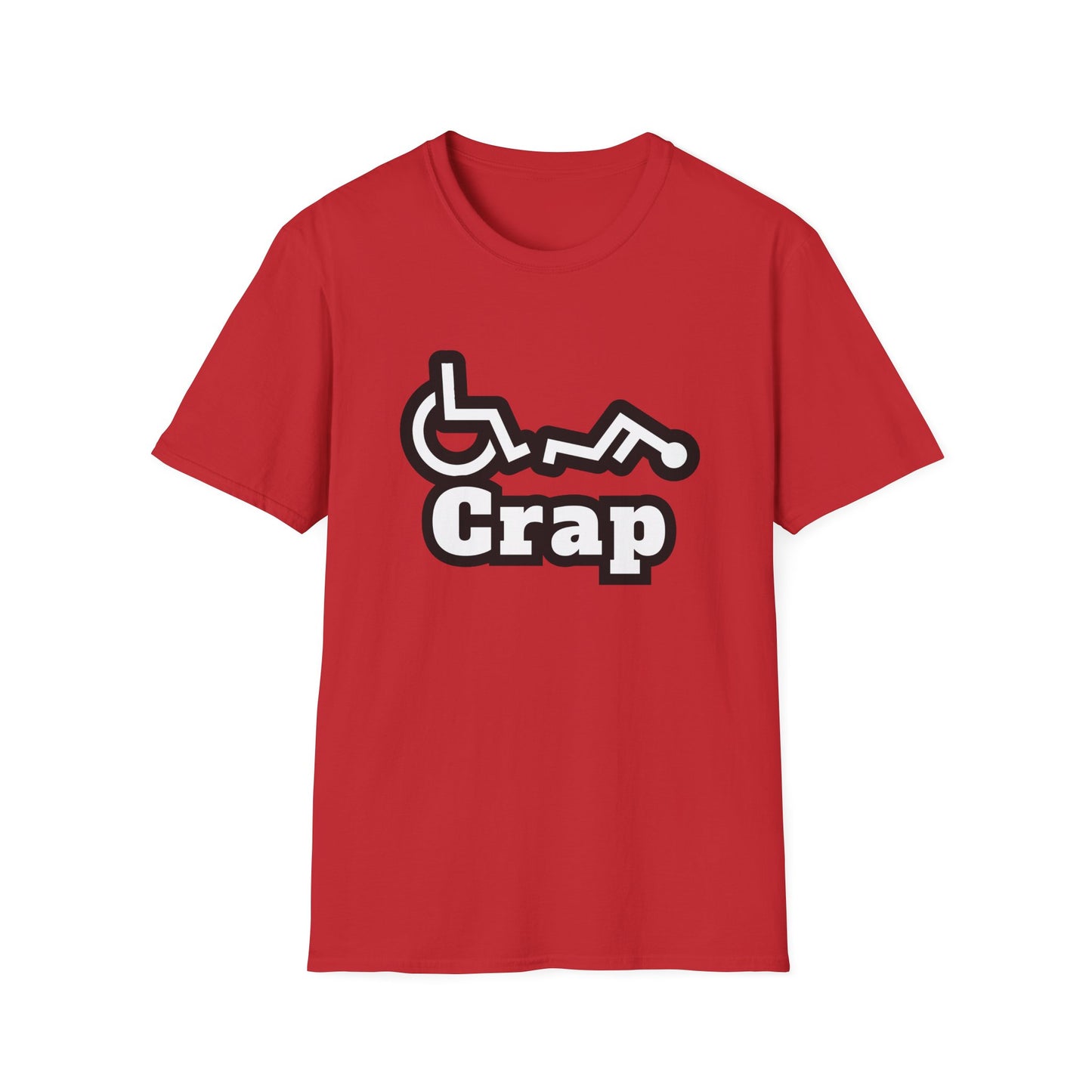 Oh Crap Wheelchair Humor Shirt – Funny Tee