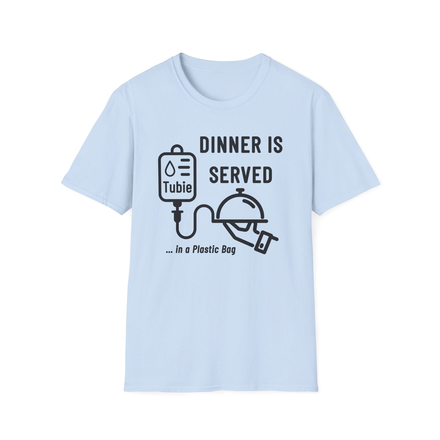 Dinner in a Plastic Bag – Funny Feeding Tube Tee