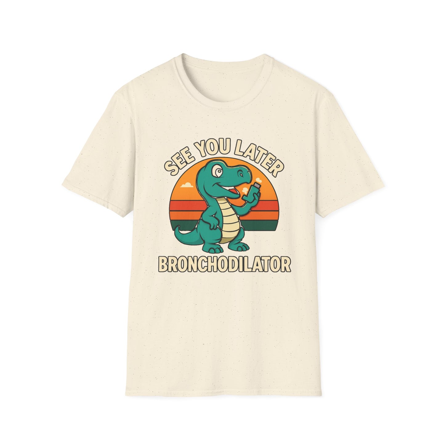See You Later Bronchodilator – Dino Inhaler Tee