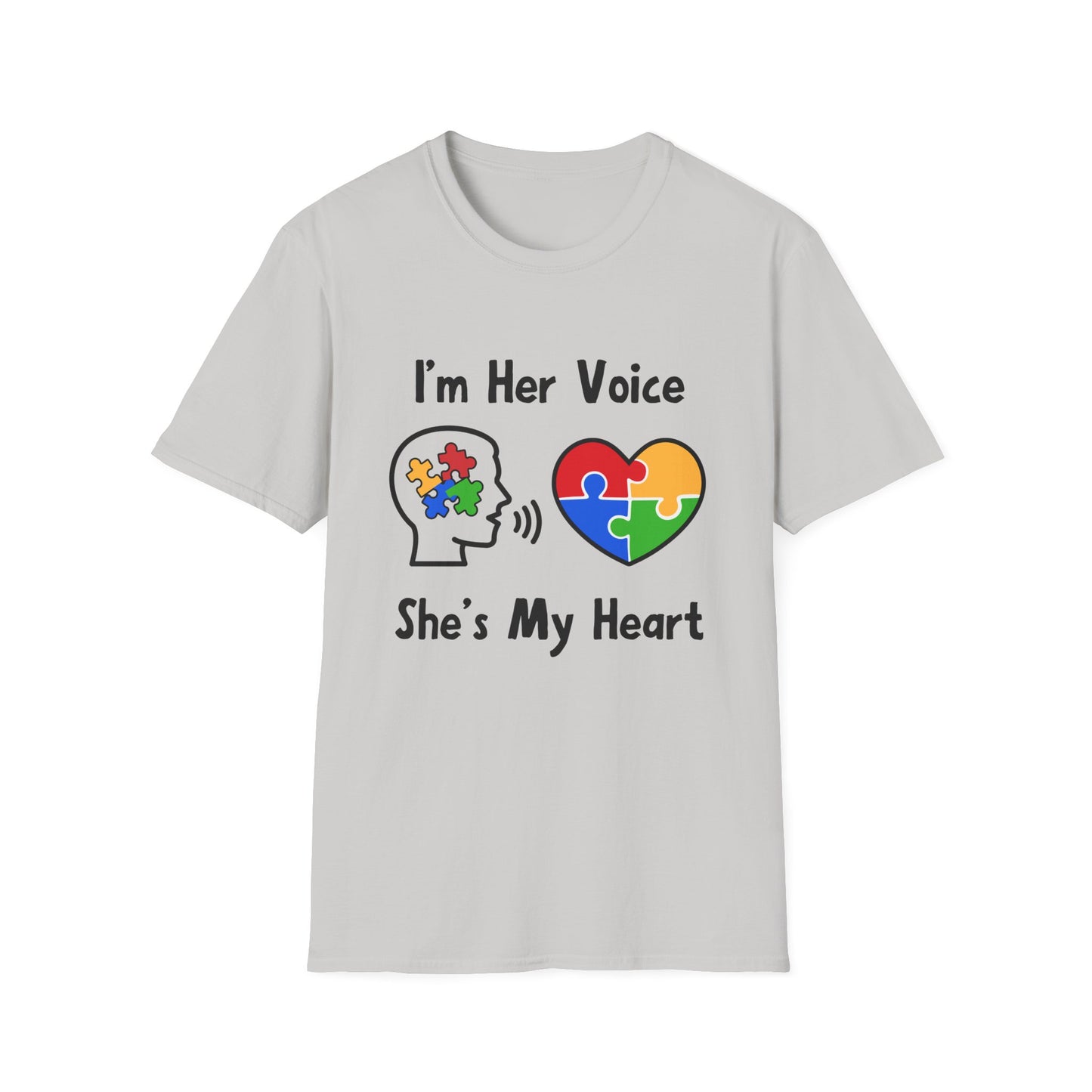 I’m Her Voice She’s My Heart – Autism Parent Shirt