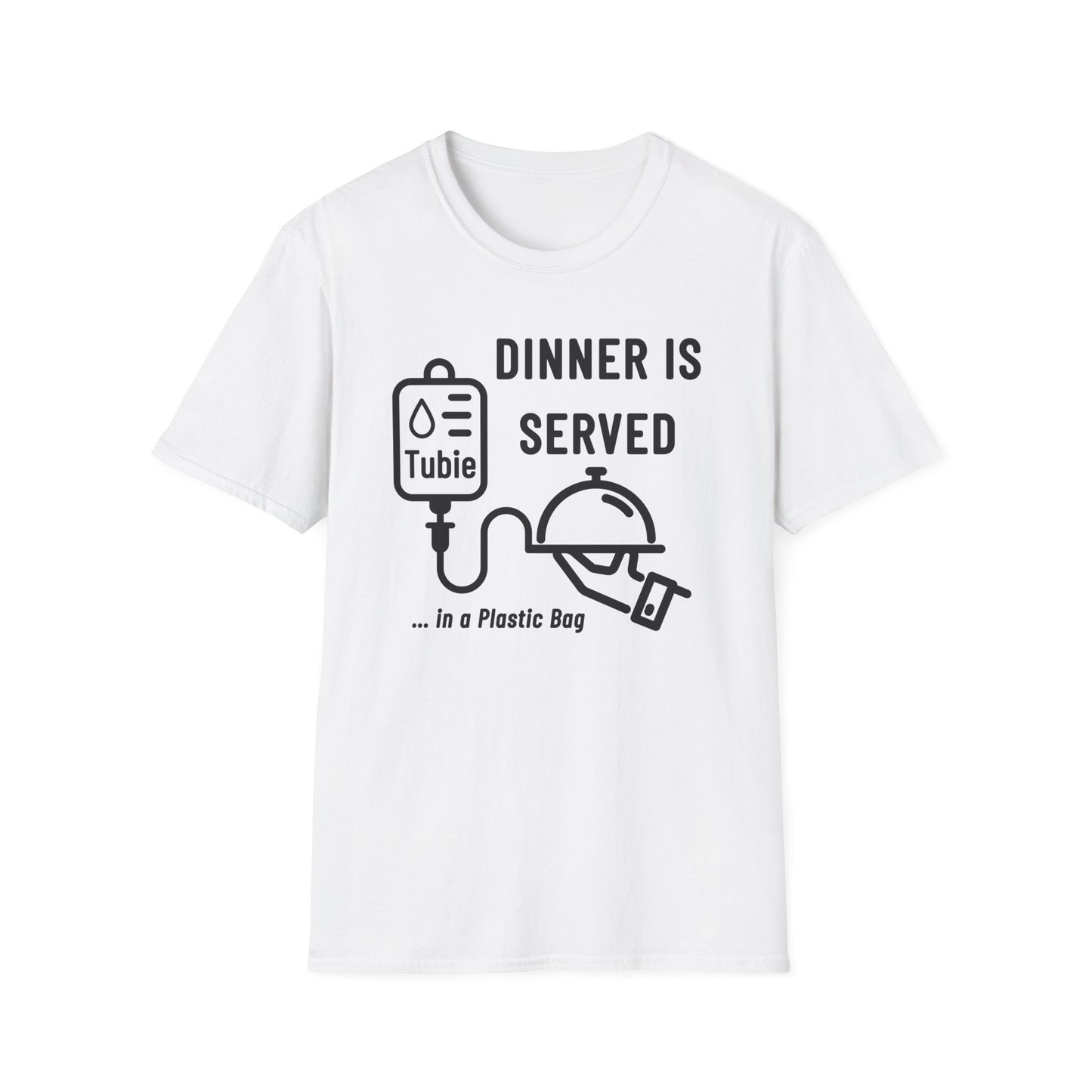 Dinner in a Plastic Bag – Funny Feeding Tube Tee