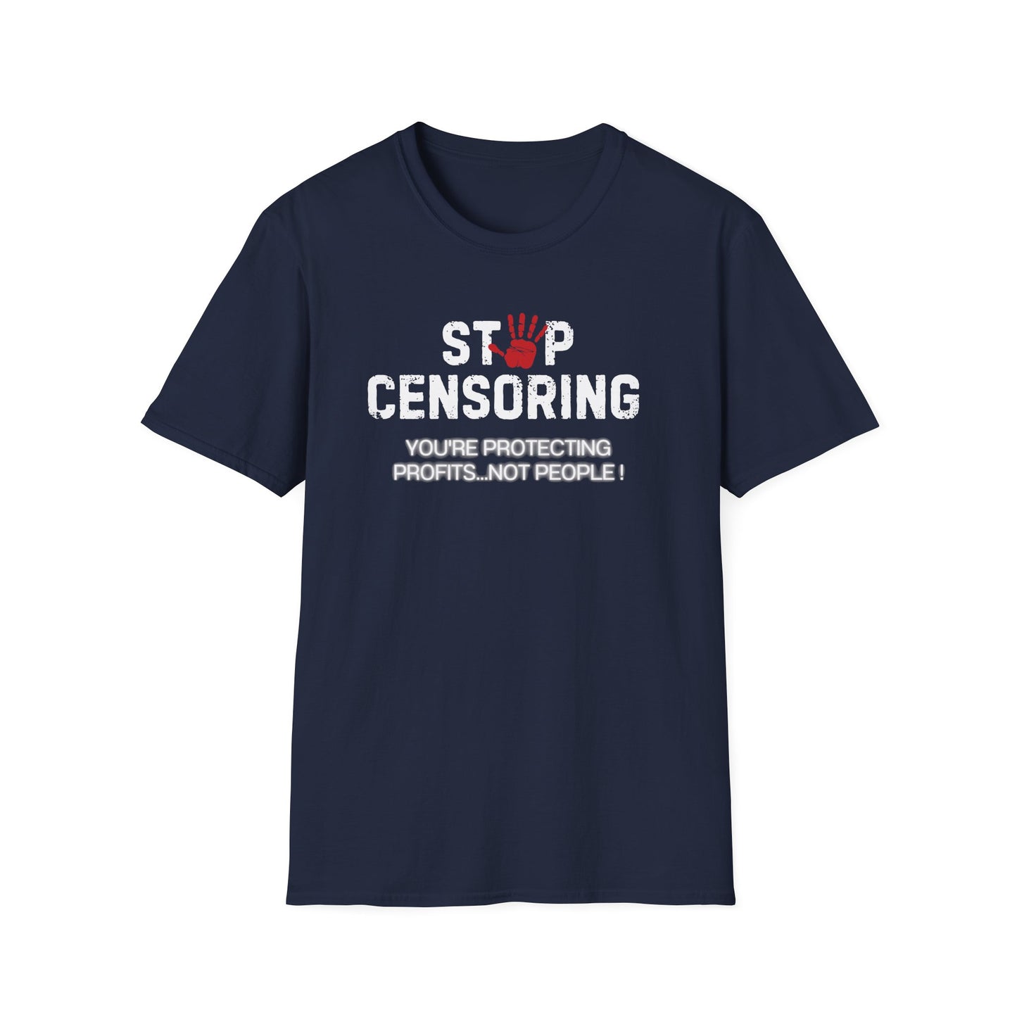 Stop Censoring: Profits Over People Shirt