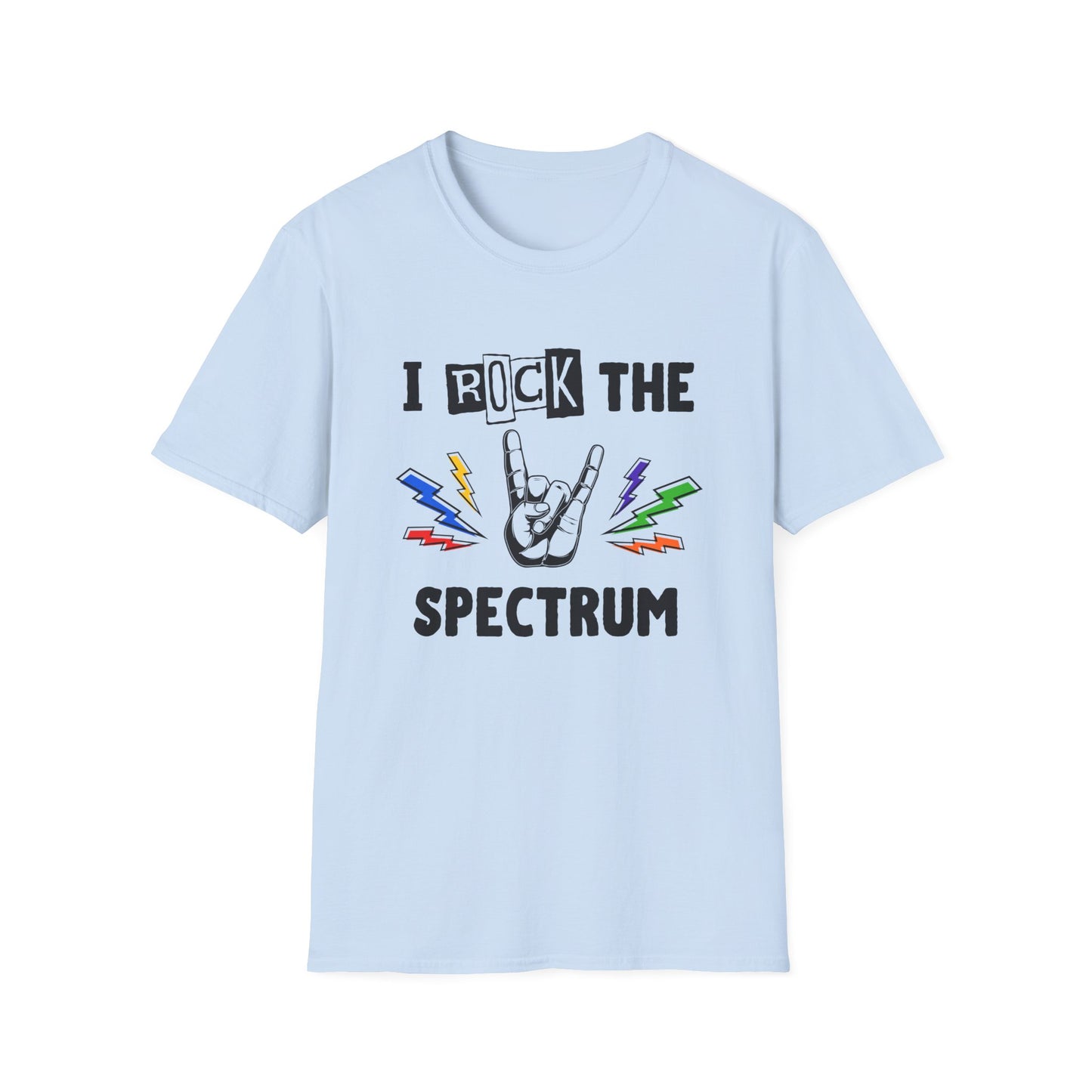 I Rock the Spectrum – Autism Awareness Shirt for Teens & Adults