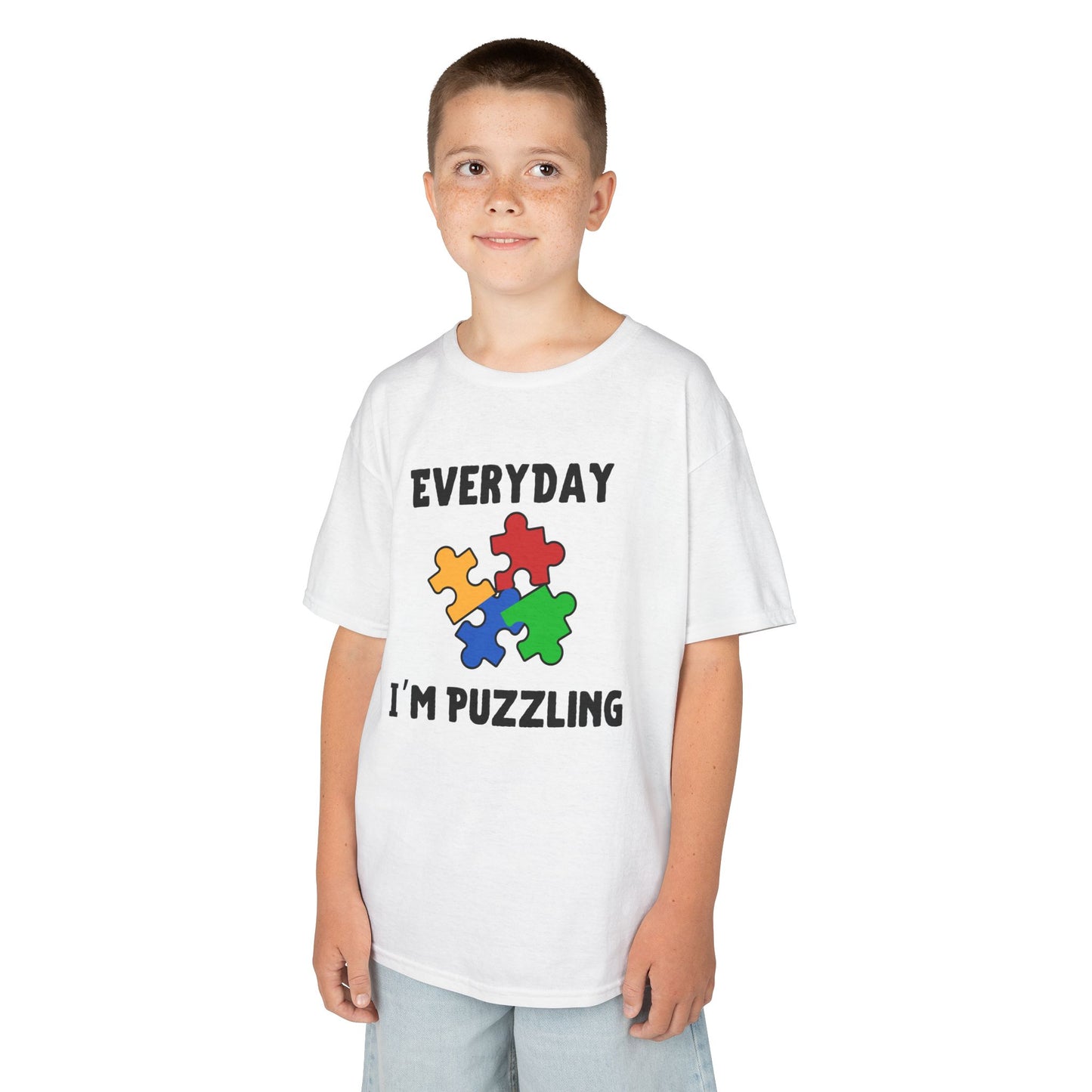 Everyday I'm Puzzling – Autism Kids Shirt