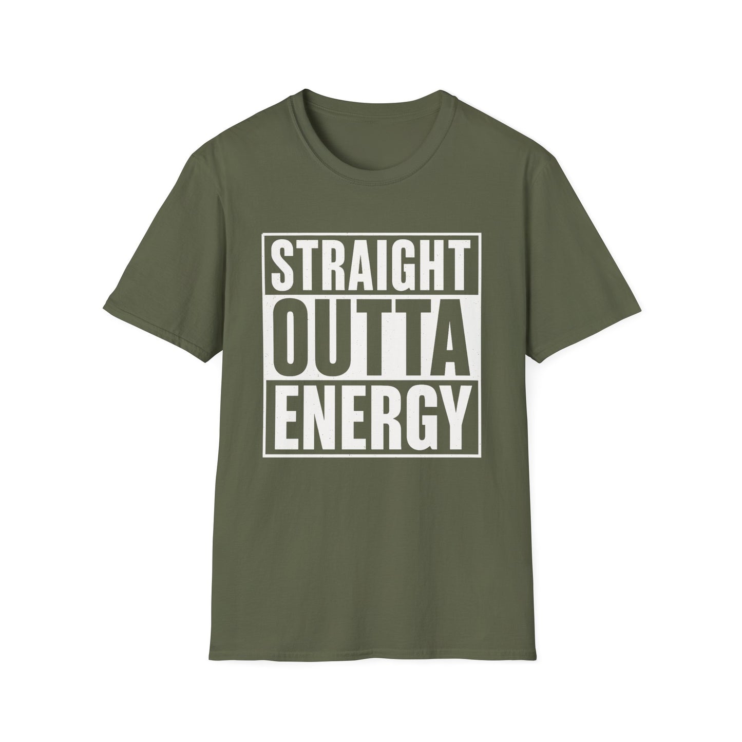 Straight Outta Energy – Chronic Fatigue Tee