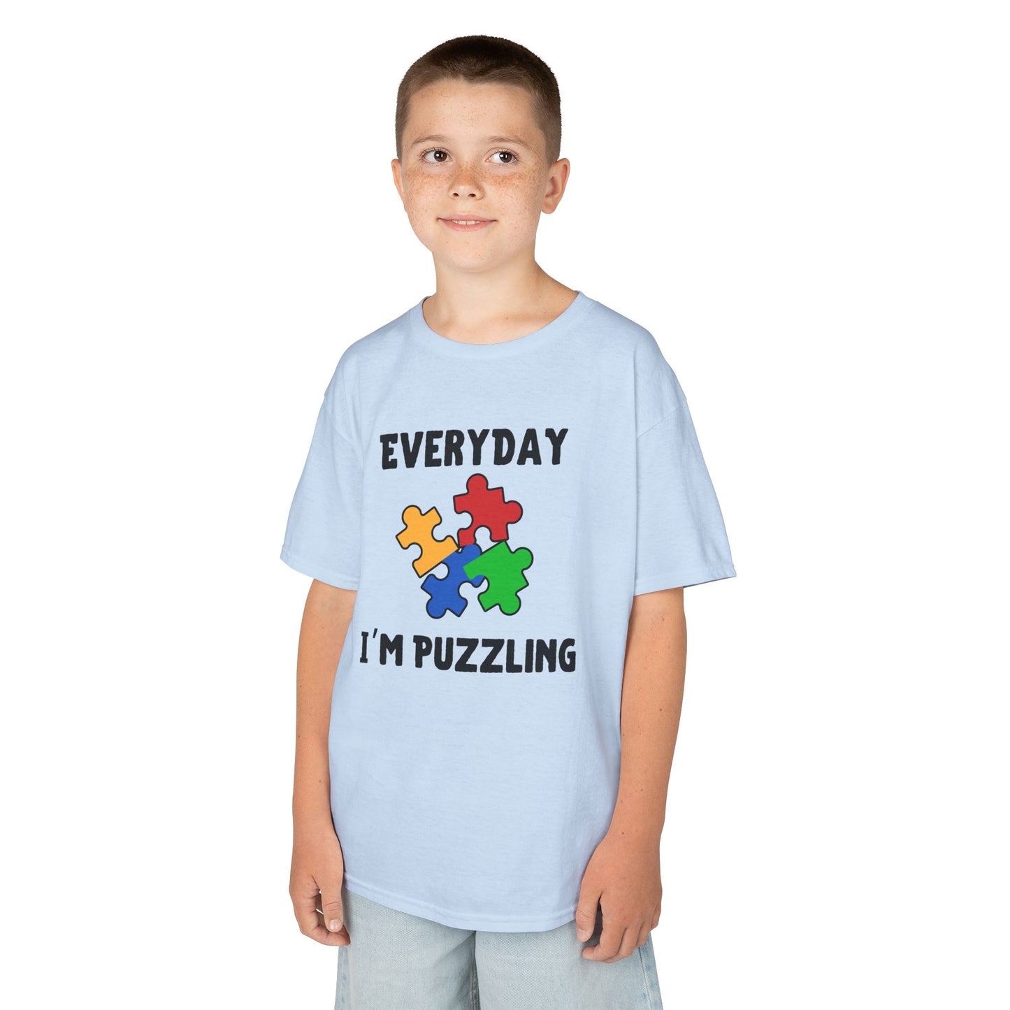 Everyday I'm Puzzling – Autism Kids Shirt