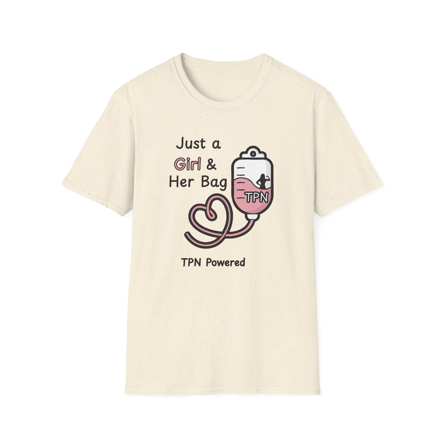 Just a Girl & Her Bag – TPN- IV Nutrition Tee