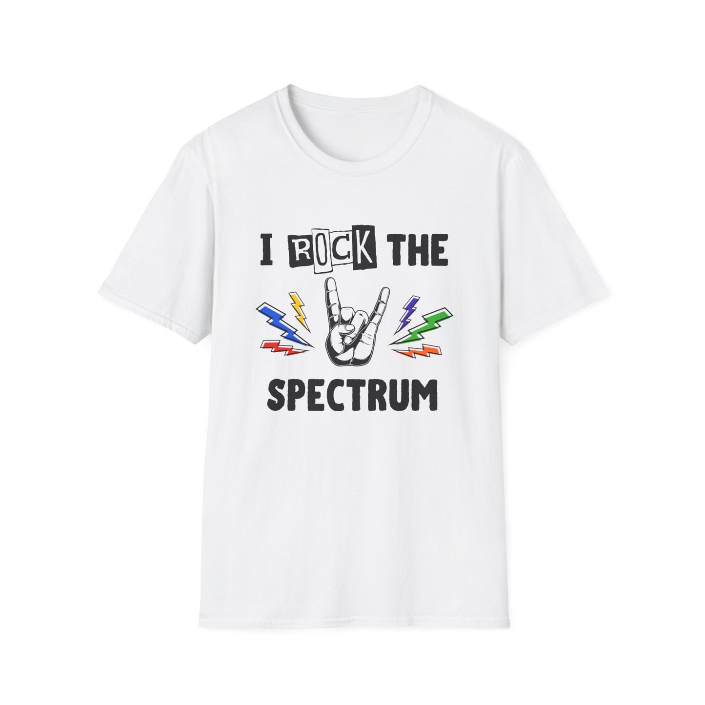 I Rock the Spectrum – Autism Awareness Shirt for Teens & Adults