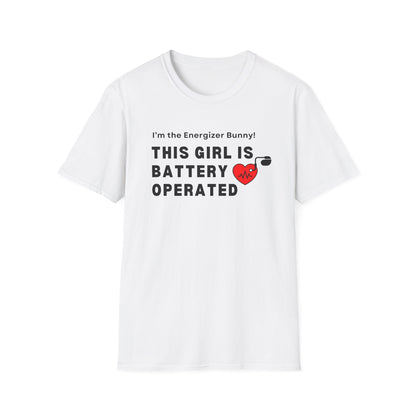 Her Battery Operated Pacemaker Humor Tee