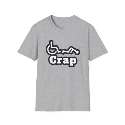 Oh Crap Wheelchair Humor Shirt – Funny Tee