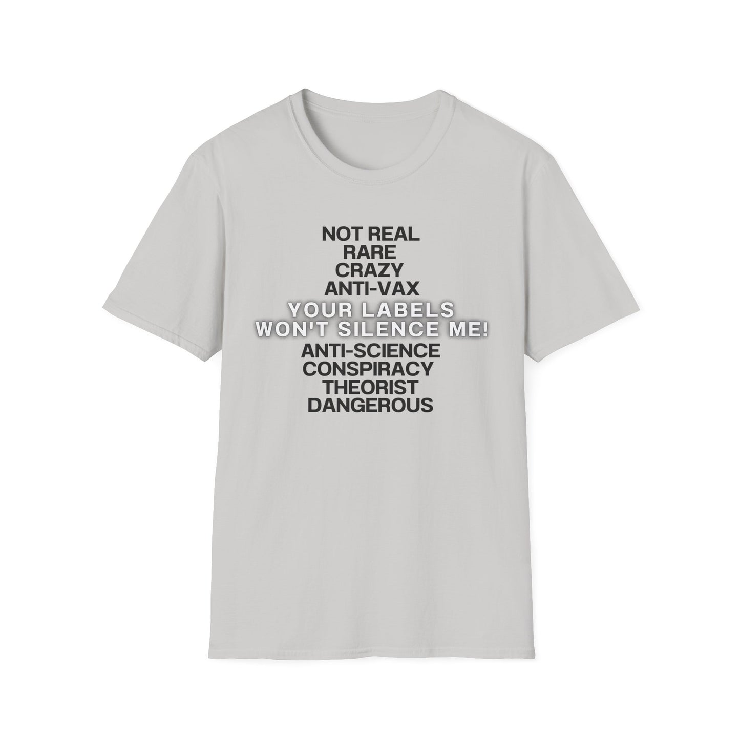 Your Labels Won’t Silence Me – Bold Truth & Advocacy Tee