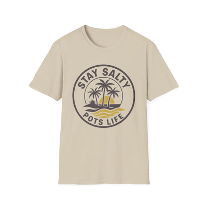 Stay Salty – POTS Life is a Beach (Brown/Yellow)