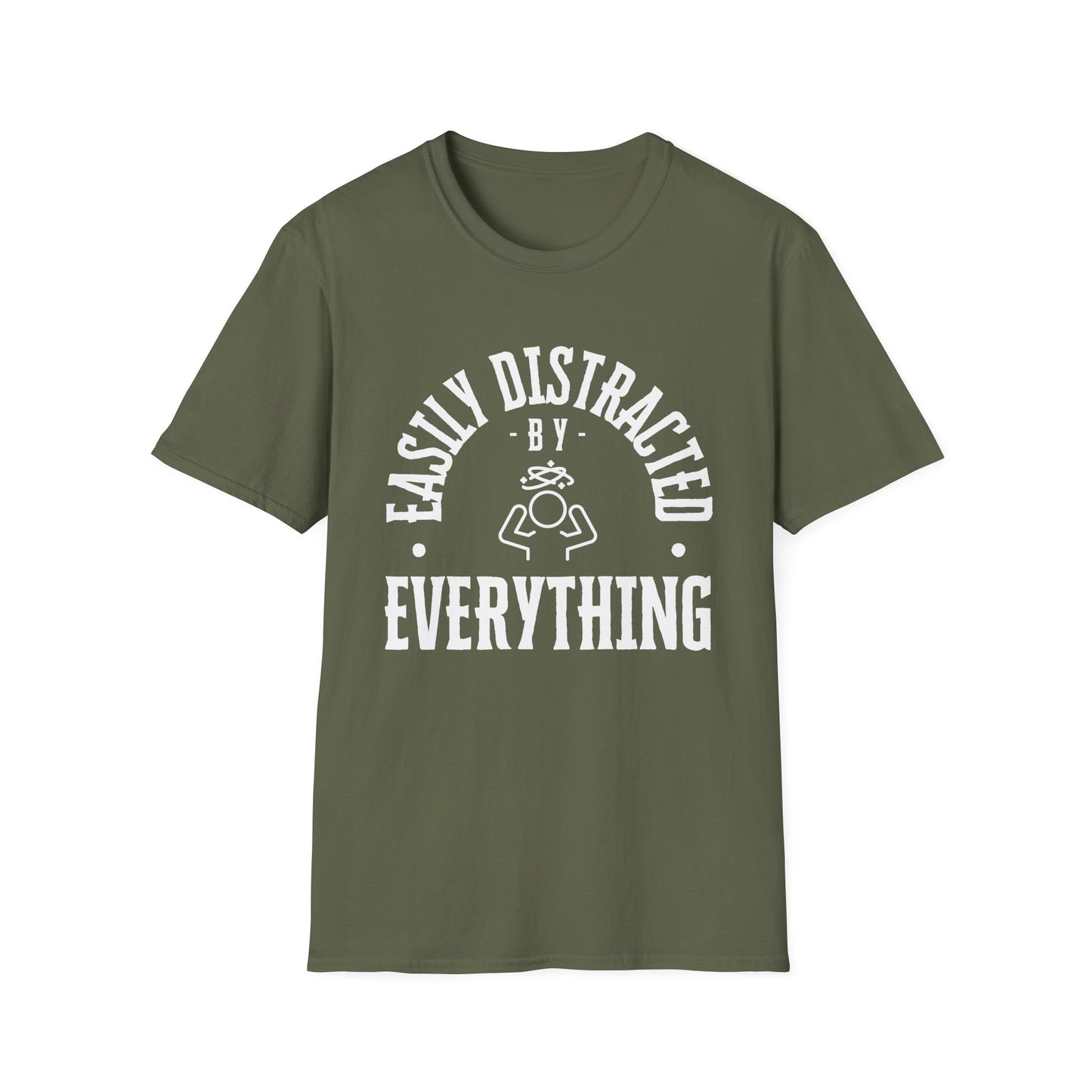 Easily Distracted – Brain Fog, ADD & Chronic Illness Humor Tee