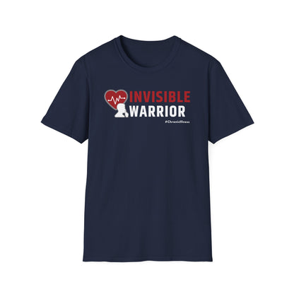 Vaccine Injured Invisible Warrior- Red Design Shirt