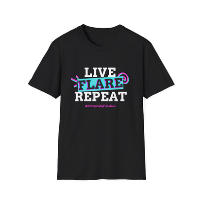 Live Flare Repeat – #ChronicallyFabulous Tee
