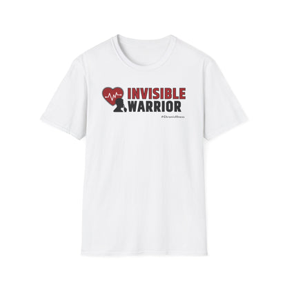 Vaccine Injured Invisible Warrior- Red Design Shirt