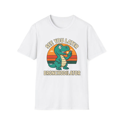 See You Later Bronchodilator – Dino Inhaler Tee