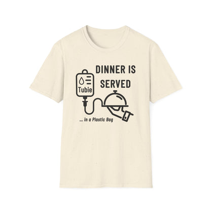 Dinner in a Plastic Bag – Funny Feeding Tube Tee