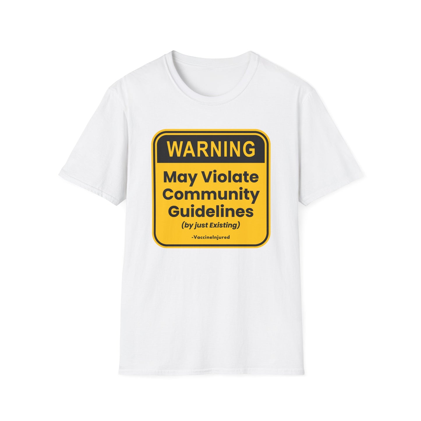 ⚠️ Warning: Community Guidelines T-Shirt