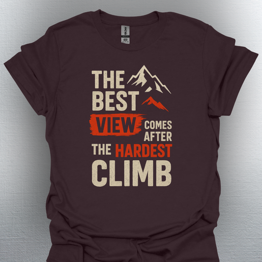 Best View After the Hardest Climb – Warrior Tee