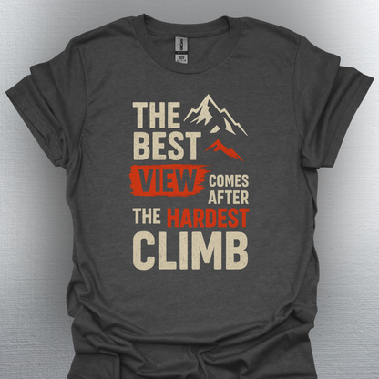Best View After the Hardest Climb – Warrior Tee