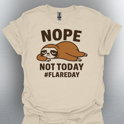 Sloth Chronically Ill Flare Day- Nope Not Today