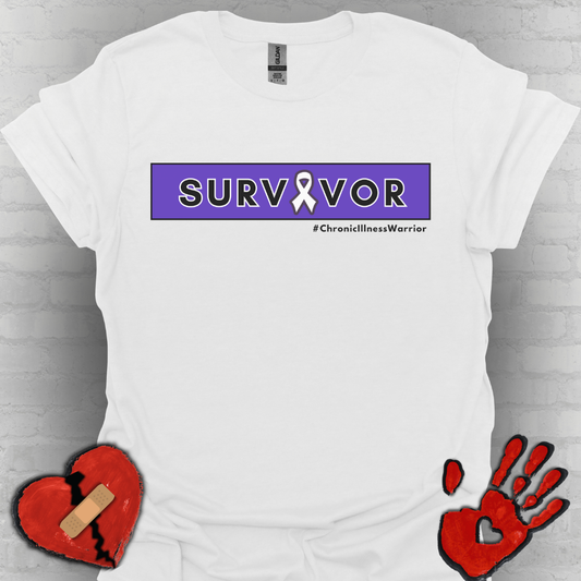 Chronic Illness Warrior Survivor- Awareness Shirt
