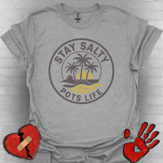 Stay Salty – POTS Life is a Beach (Brown/Yellow)