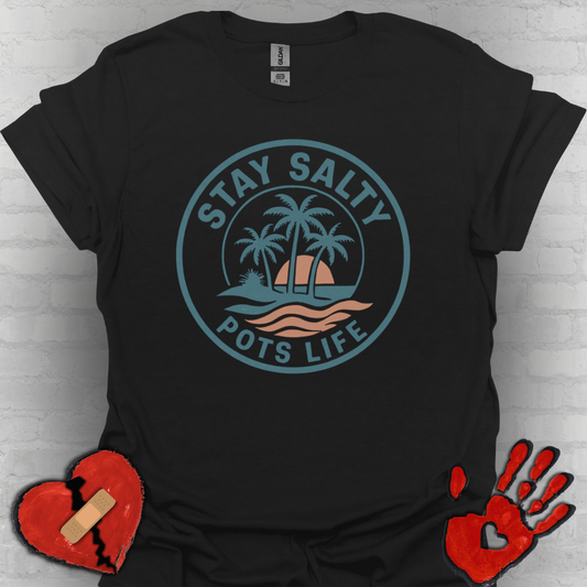 Stay Salty – POTS Life is a Beach (Teal/Peach)