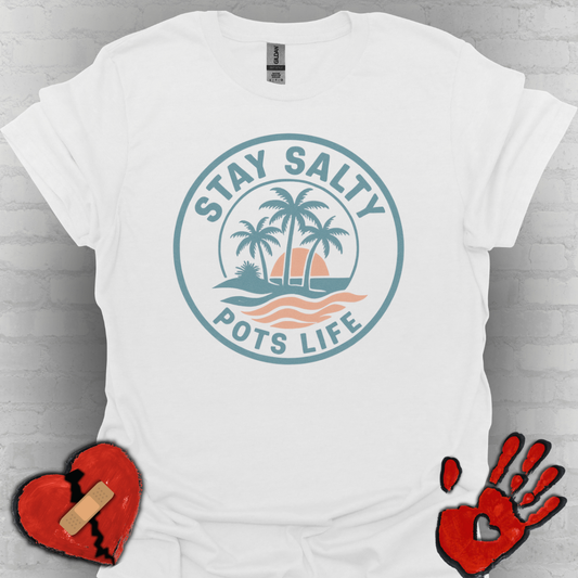 Stay Salty – POTS Life is a Beach (Teal/Peach)