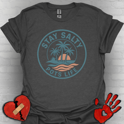 Stay Salty – POTS Life is a Beach (Teal/Peach)