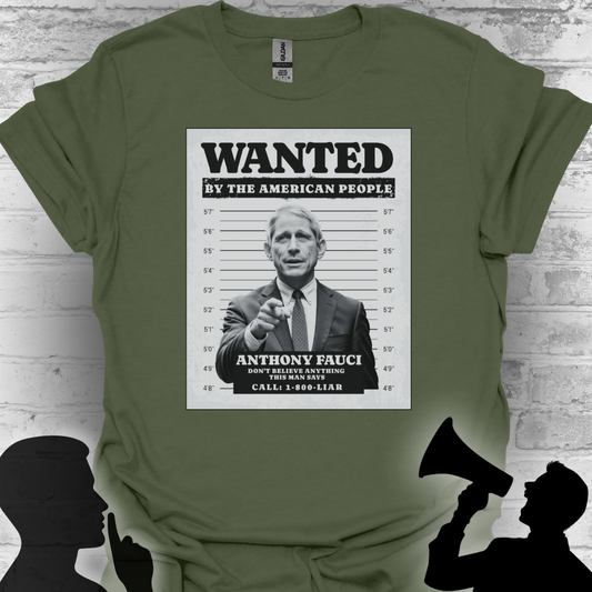 Wanted by the American People – Fauci Accountability Tee