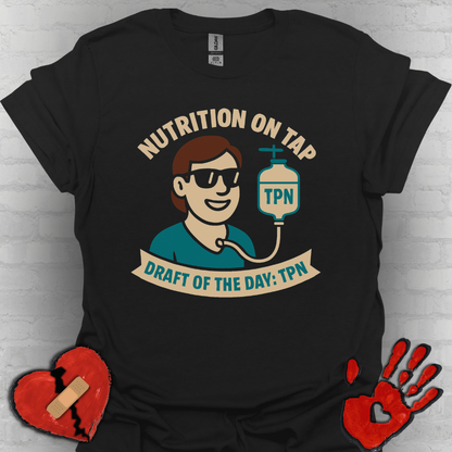Nutrition On Tap – TPN Draft Funny Tee (Guy- Version 2)