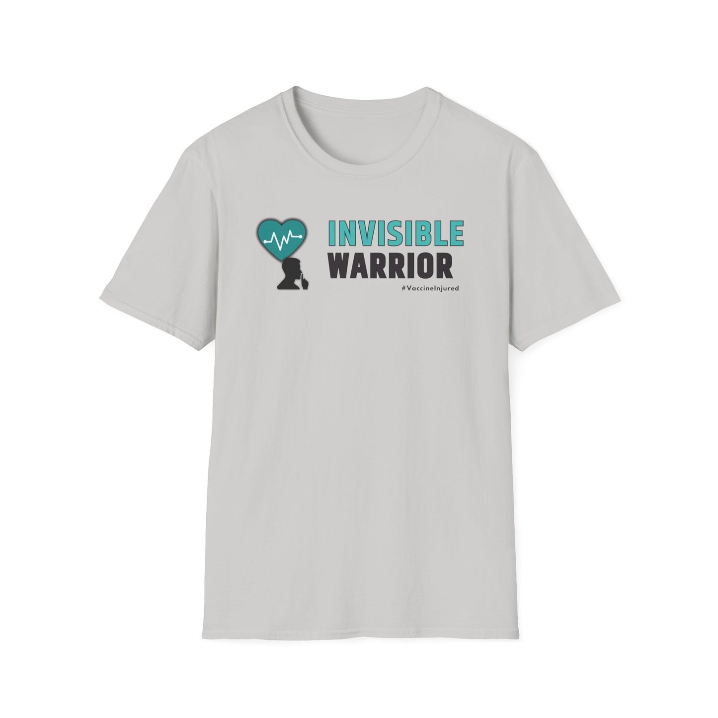 Vaccine Injury Invisible Warrior- Teal Design Shirt