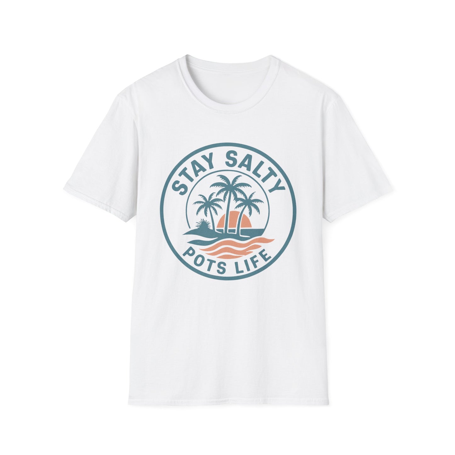 Stay Salty – POTS Life is a Beach (Teal/Peach)