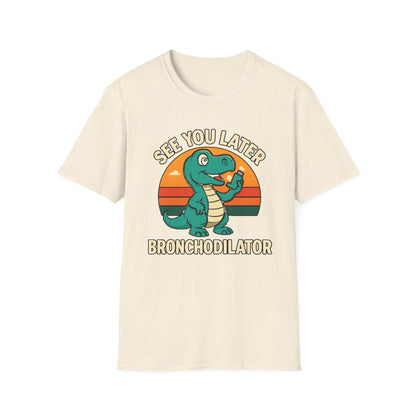 See You Later Bronchodilator – Dino Inhaler Tee