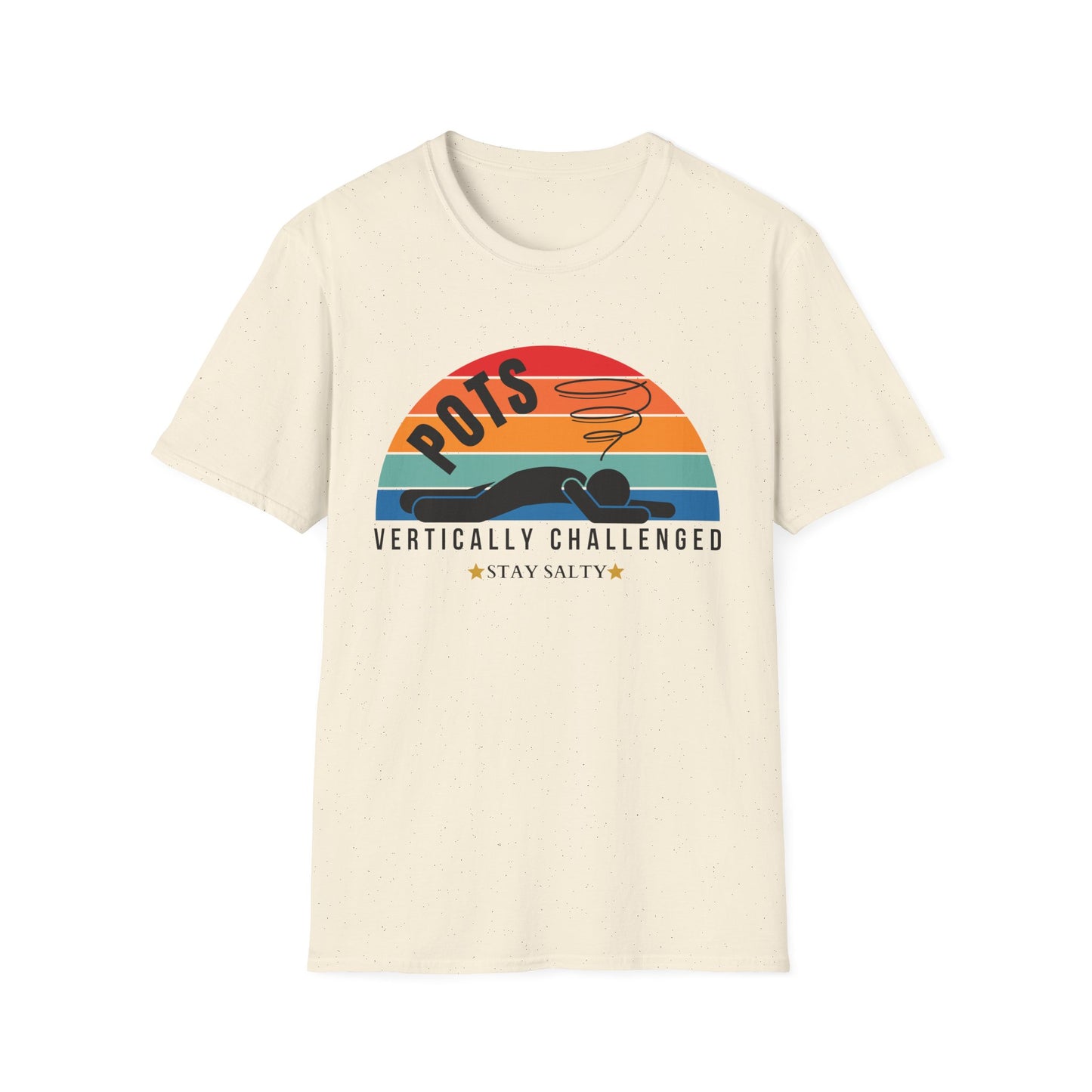 Vertically Challenged – Stay Salty (POTS Awareness Tee)