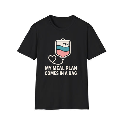 My Meal Plan Comes in a Bag – TPN Warrior Tee