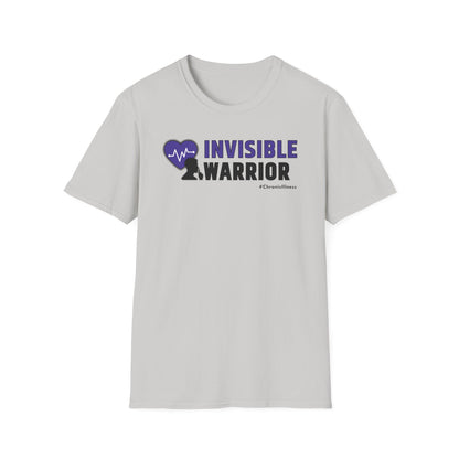 Chronic Illness Invisible Warrior- Purple Design Shirt