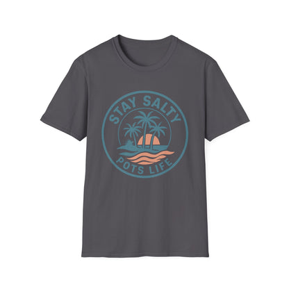 Stay Salty – POTS Life is a Beach (Teal/Peach)