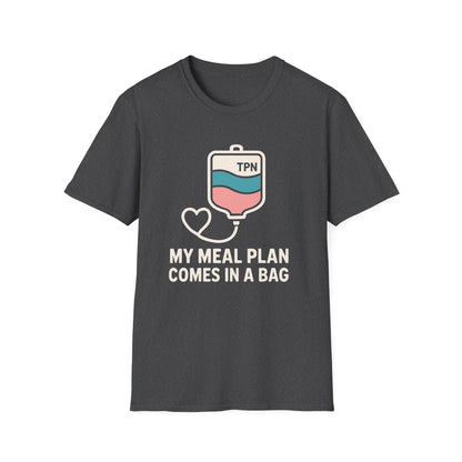 My Meal Plan Comes in a Bag – TPN Warrior Tee