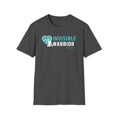 Chronic Illness Invisible Warrior Teal Design Shirt