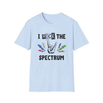 I Rock the Spectrum – Autism Awareness Shirt for Teens & Adults