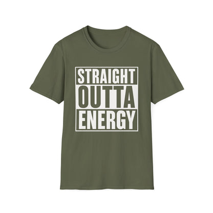 Straight Outta Energy – Chronic Fatigue Tee