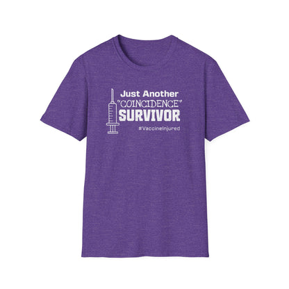 Just Another "Coincidence Survivor" – Vaccine Injury Awareness Tee