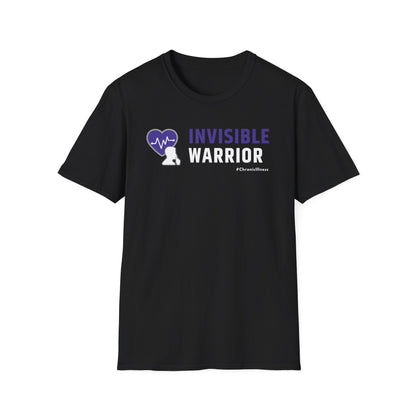 Chronic Illness Invisible Warrior- Purple Design Shirt